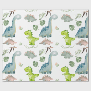 Dinosaurier Wrapping Paper Geschenkpapier