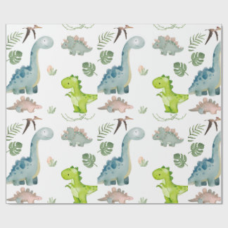 Dinosaurier Wrapping Paper Geschenkpapier