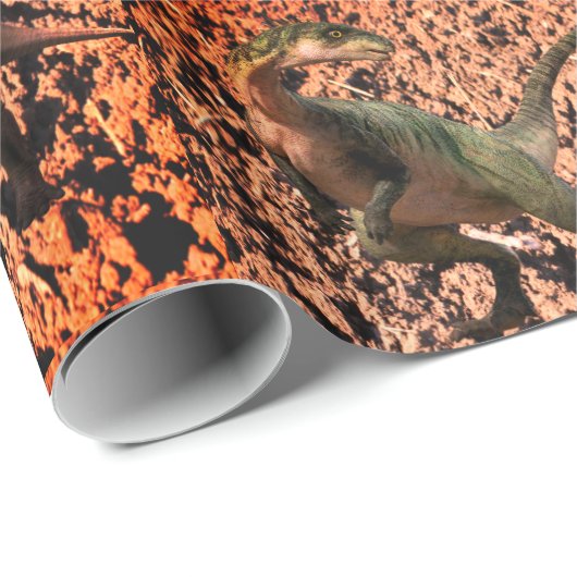 Dinosaurier Wrapping Paper Geschenkpapier (Rolleneckpunkt)