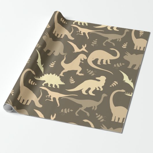 Dinosaurier Wrapping Paper Geschenkpapier (Ungerollt)