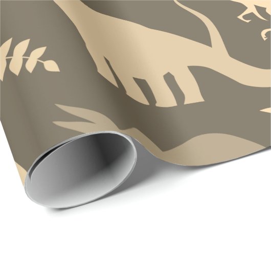 Dinosaurier Wrapping Paper Geschenkpapier (Rolleneckpunkt)