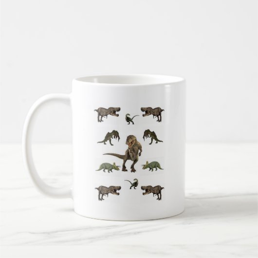 Dinosaurier Wrapping Paper Kaffeetasse (Links)