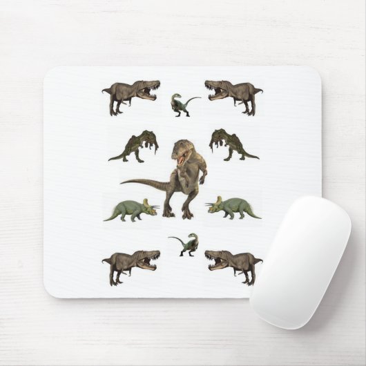 Dinosaurier Wrapping Paper Mousepad (Mit Mouse)