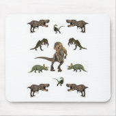 Dinosaurier Wrapping Paper Mousepad (Vorne)