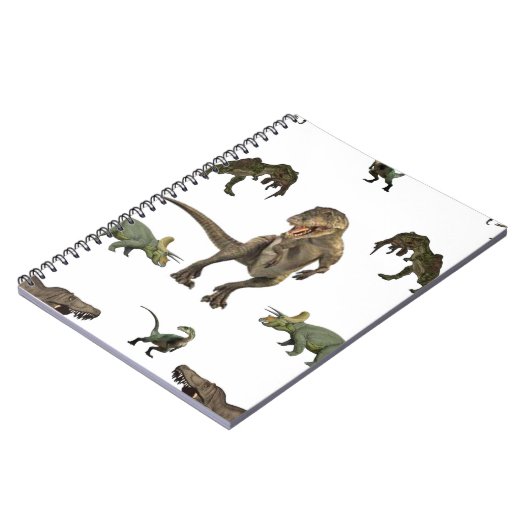 Dinosaurier Wrapping Paper Notizblock (Linke Seite)