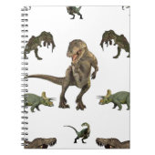 Dinosaurier Wrapping Paper Notizblock (Vorderseite)