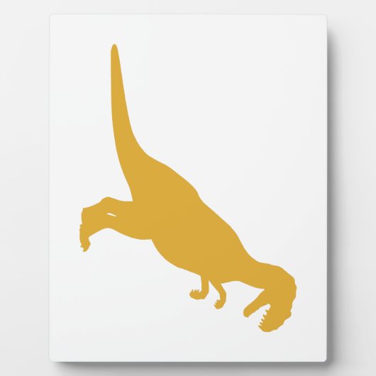 Dinosaurier Yellow Fotoplatte (Vorderseite)