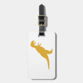 Dinosaurier Yellow Gepäckanhänger (Vorderseite vertikal)