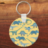 Dinosaurier Yellow Schlüsselanhänger (Vorderseite)