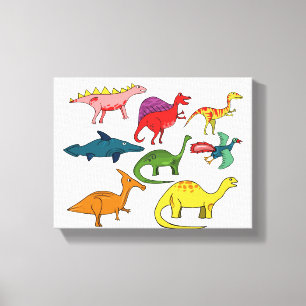 Dinosaurier- Zazzle_Growshop. Leinwanddruck