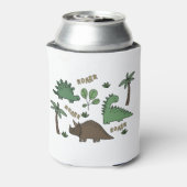 Dinosaurier zeichnend dosenkühler (Kanne Rückseite)