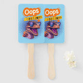 Dinosaurier-Zitat Fächer (Vorne und Hinten)