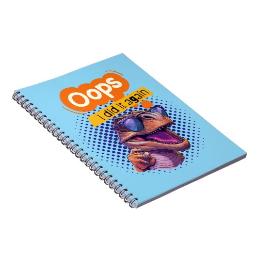 Dinosaurier-Zitat Notizblock (Rechte Seite)