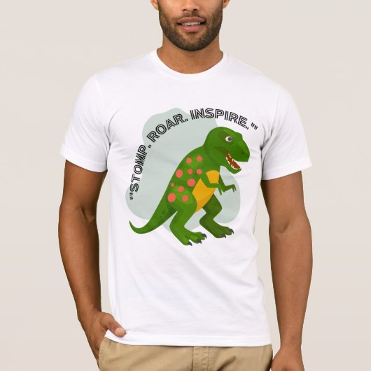 Dinosaurier-Zitat T-Shirt (Vorderseite)