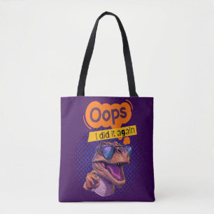 Dinosaurier-Zitat Tasche