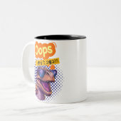 Dinosaurier-Zitat Zweifarbige Tasse (Vorderseite Links)