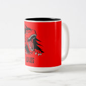 Dinosaurier Zweifarbige Tasse (VorderseiteRechts)