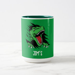 Dinosaurier Zweifarbige Tasse
