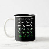 Dinosaurier Zweifarbige Tasse (Links)