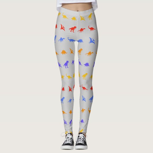 Dinosaurierabdruck Leggings (Vorderseite)