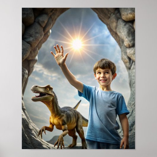 Dinosaurierabenteuer - Erkundung im Freien Poster (Vorne)
