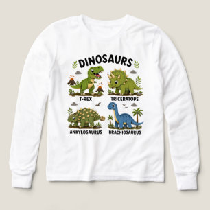 Dinosaurierarten Lernen für Kinder