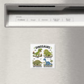 Dinosaurierarten Lernen für Kinder Magnet (In Situ (Geschirrspüler))