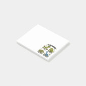 Dinosaurierarten Lernen für Kinder Post-it Klebezettel (angewinkelt)