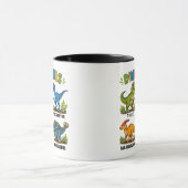 Dinosaurierarten Lernen für Kinder Tasse (Zentrum)