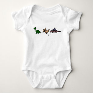 Dinosaurierbabys Baby Strampler
