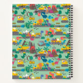 Dinosaurierbau Kinder Personalisiert Notizblock (Rückseite)