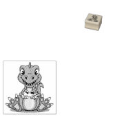 DinosaurierBriefmarke Gummistempel (Stempel)