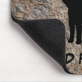 Dinosaurierbrontosaurus-altes Fossil Mousepad (Ecke)