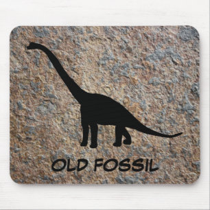 Dinosaurierbrontosaurus-altes Fossil Mousepad