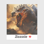 DinosaurierCustom-Cut Vinyl Sticker (Blatt)