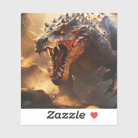 DinosaurierCustom-Cut Vinyl Sticker (Blatt)