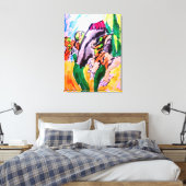 Dinosaurierfelsen leinwanddruck (Insitu (Schlafzimmer))