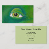 Dinosaurierfroscheidechsenungeheuer-Malereikunst Visitenkarte (Vorne/Hinten)