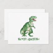 Dinosaurierkarte Mitteilungskarte (Vorne/Hinten)