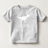 Dinosaurierkleinkind-T - Shirtt-stück, T rex Spaß Kleinkind T-shirt (Vorderseite)