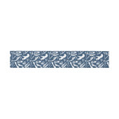 Dinosaurierknochen (blau) einladungsbanderole (Flach)