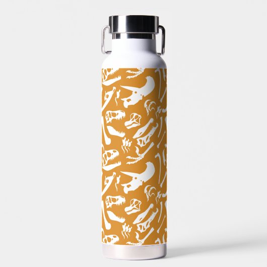 Dinosaurierknochen (Gold) Trinkflasche (Vorne)