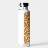 Dinosaurierknochen (Gold) Trinkflasche (Rechts)