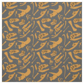 Dinosaurierknochen (grau) stoff (Muster)