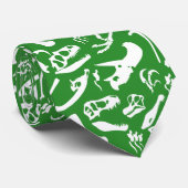 Dinosaurierknochen (grün) krawatte (Gerollt)