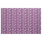 Dinosaurierknochen (Lila) Stoff (Fat Quarter (45,7 x 55,9 cm))