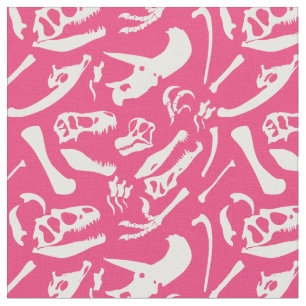 Dinosaurierknochen (rosa) stoff