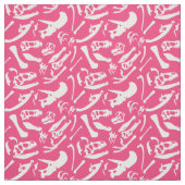 Dinosaurierknochen (rosa) stoff (Muster)