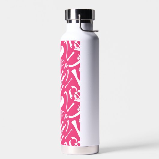 Dinosaurierknochen (rosa) trinkflasche (Links)