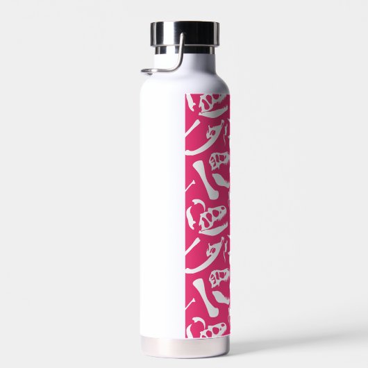 Dinosaurierknochen (rosa) trinkflasche (Rechts)